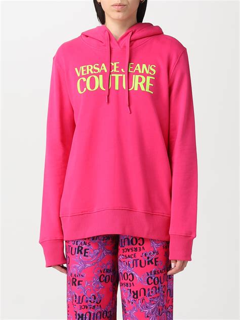 versace jeans couture sweatshirt pink|Versace Jeans Couture outlet usa.